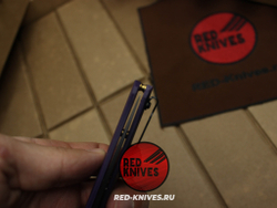 Нож Benchmade 535 Bugout G10 A+++ - фиолет рук., черный клинок RK/Н55