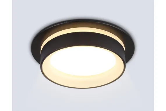 Светильник точечный Ambrella TN6708 GX53 IP44 черный 42406