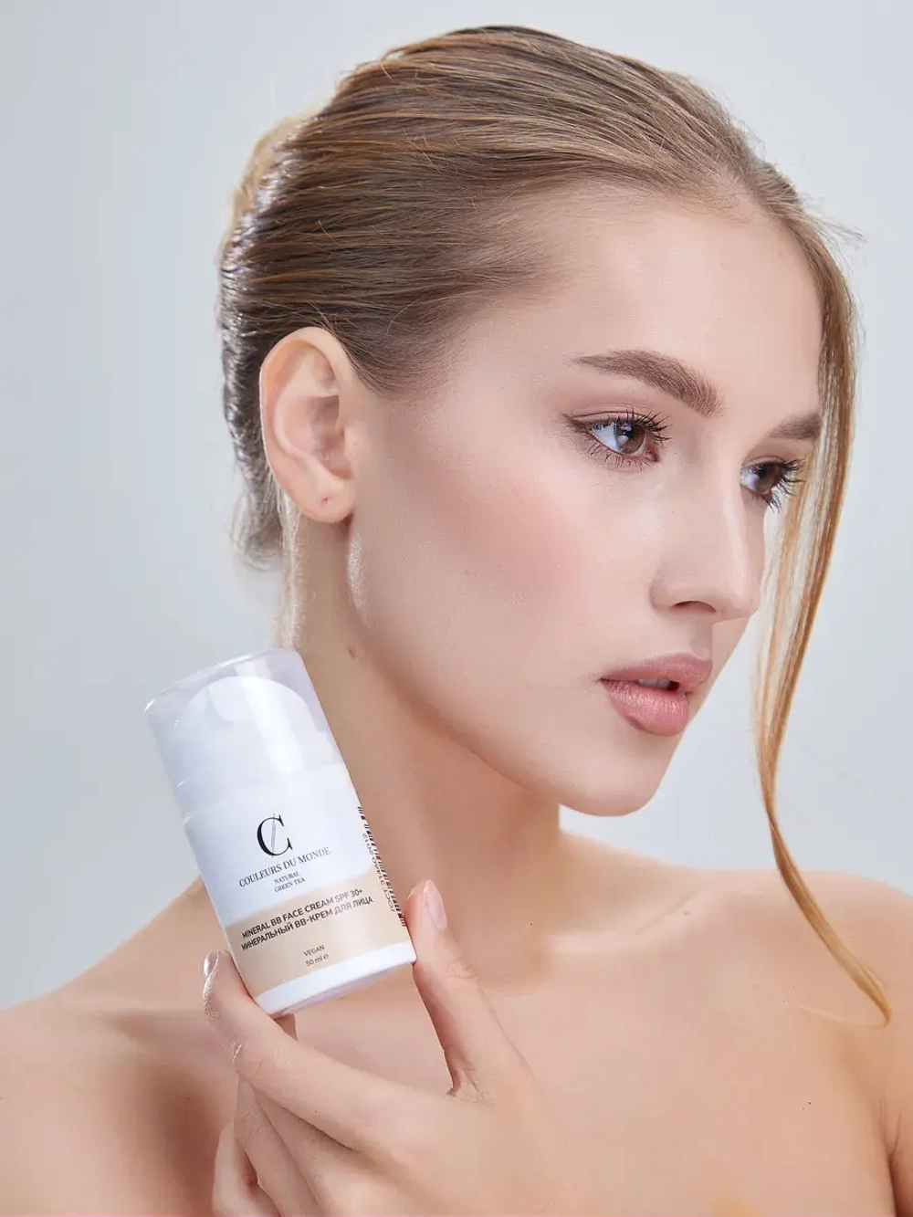 BB крем для лица увлажняющий с spf 30+ натуральный