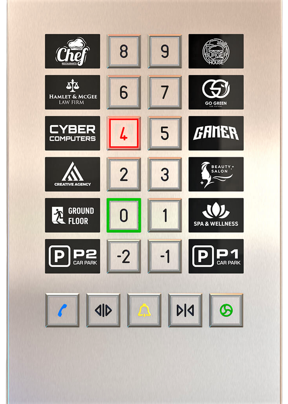 Панель приказа FUSION FS9 9526.M7VD.QD GENEMEK.