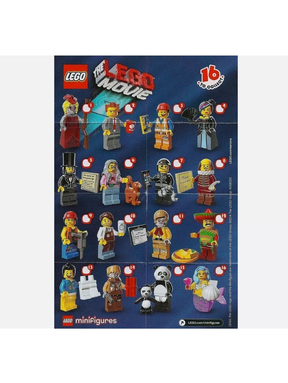 LEGO Минифигурки Лего Фильм 1 71004 Movie 1