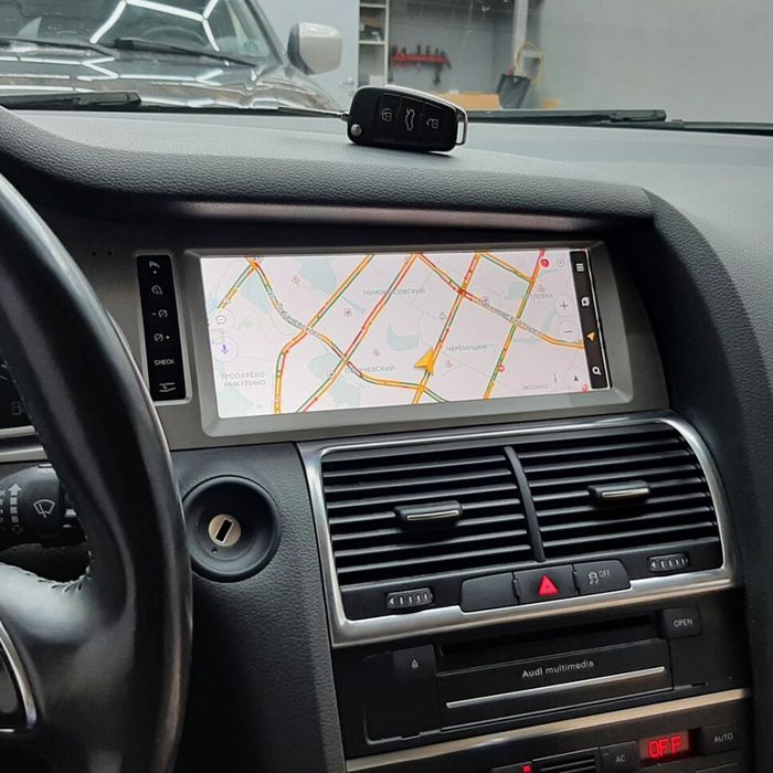 Магнитола для Audi Q7 2009-2015 (монохром) - RDL-8802M монитор 10.25" на Android 13, Быстрая, CarPlay, 4G SIM-слот