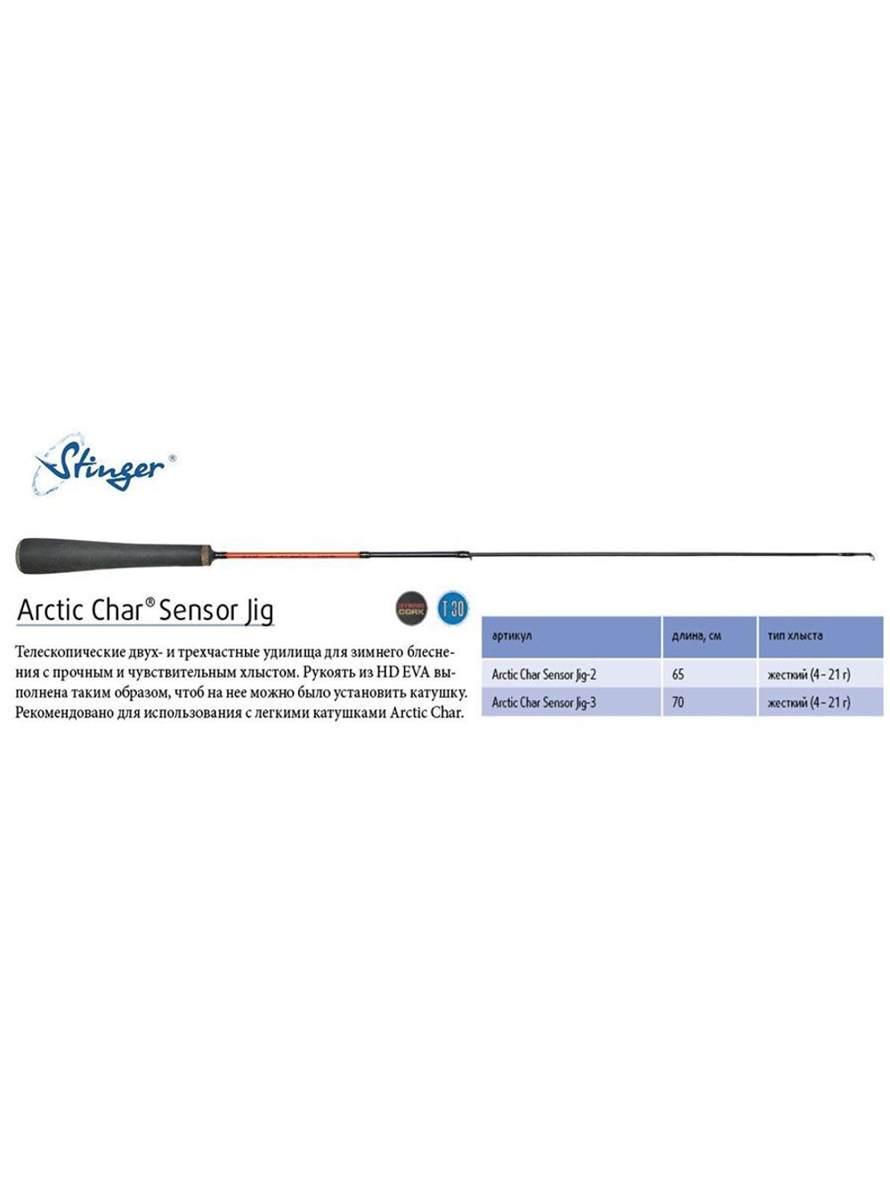 Зимняя удочка Arctic Char Sensor Jig-2