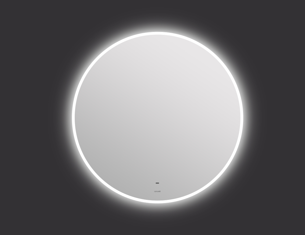 Зеркало ECLIPSE Fusion 80x80 с подсветкой круглое