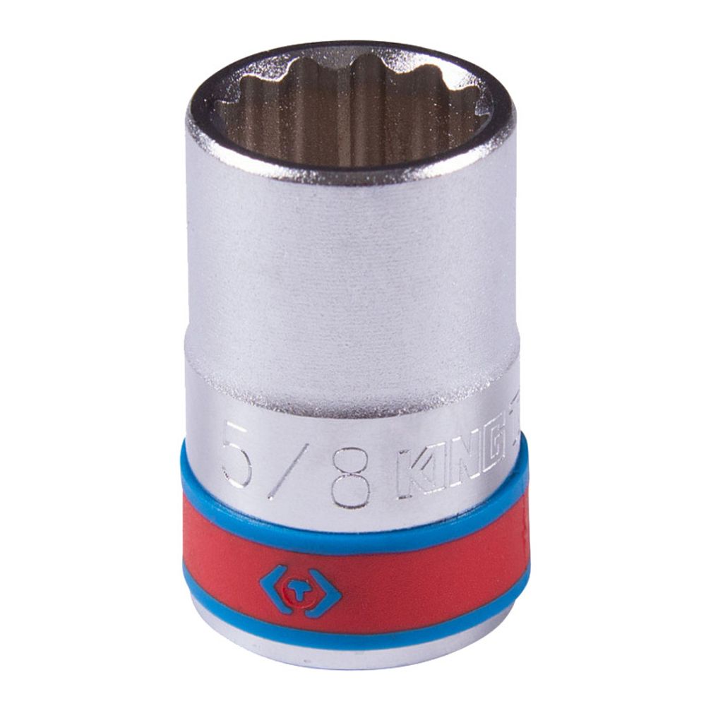 KING TONY (433020S) Головка торцевая стандартная двенадцатигранная 1/2", дюймовая 5/8" KING TONY (433020S) Головка торцевая стандартная двенадцатигранная 1/2", дюймовая 5/8"