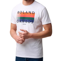 Мужская футболка Roland Garros Color Lines - white