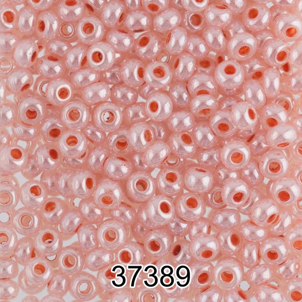 Бисер Preciosa 10/0 (2.3 мм), 500 г, 37389 (Ф358) св.розовый