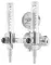 Четырёхкулачковый токарный патрон Optimum Bison Ø 250 мм Camlock ASA D1-5"