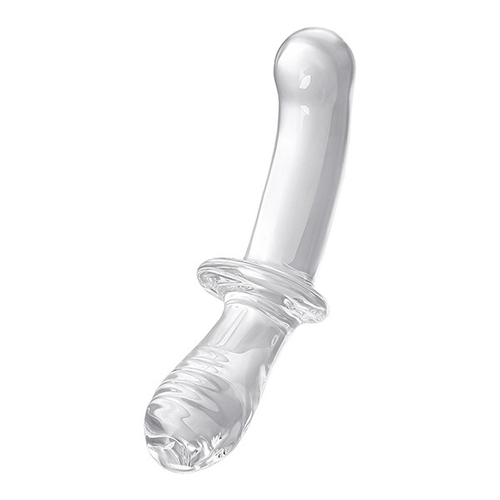 Прозрачный двусторонний стеклянный фаллоимитатор 19,5см Satisfyer Double Crystal 4045665