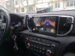 Магнитола для KIA Sportage 2018-2021 (рамка черная) - Kuberg QLed, Android 14, TS105, Быстрейшая, CarPlay, SIM-слот