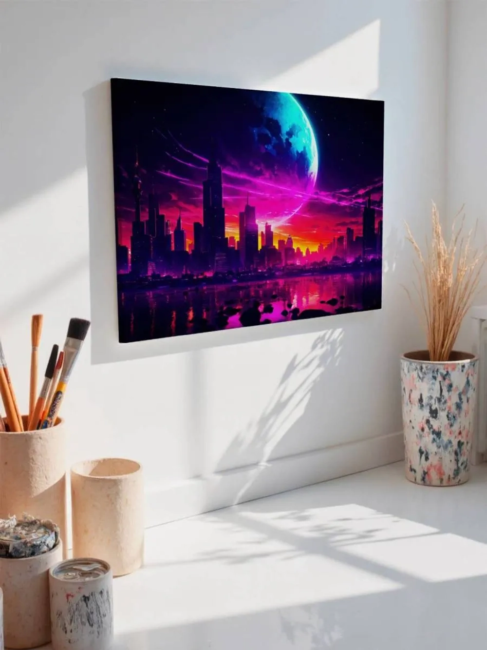Картина на стену 40 X 50 Город