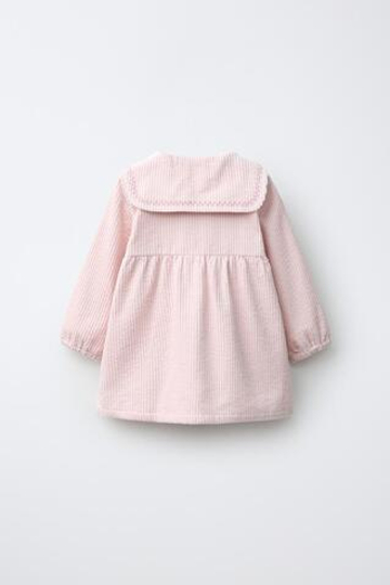 ZARA ВЕЛЬВЕТОВОЕ ПЛАТЬЕ С ВЫШИВКОЙ, ПАСТЕЛЬНО-РОЗОВЫЙ
