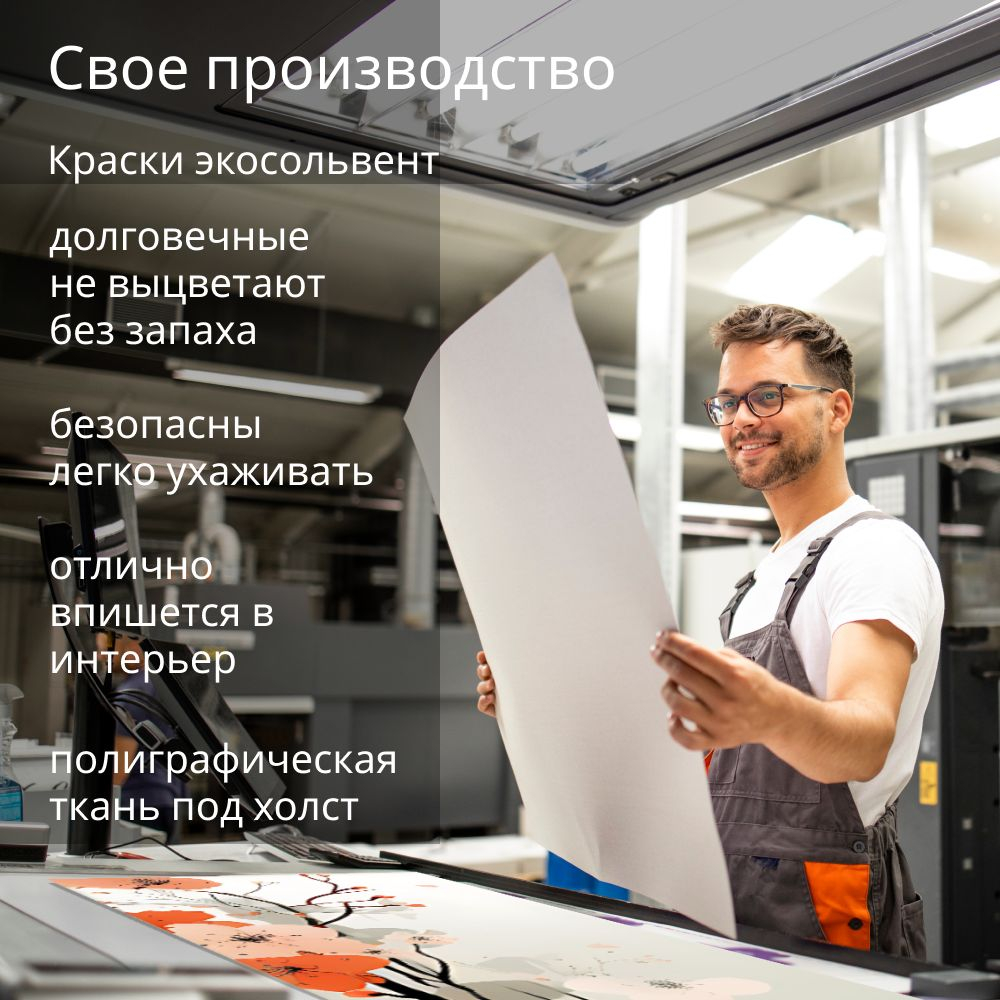 "Нежные фудзи" 3 шт., 150х70 см. Крепление в подарок.