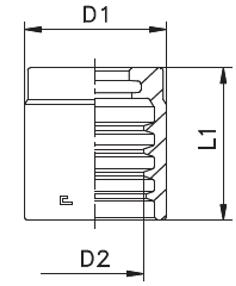 Муфта DN 08 1SC