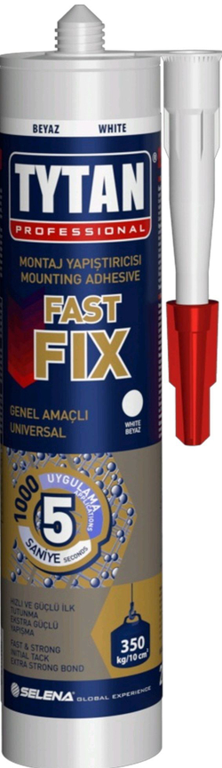 TYTAN Professional FAST Fix Клей монтажный, белый, 290 мл