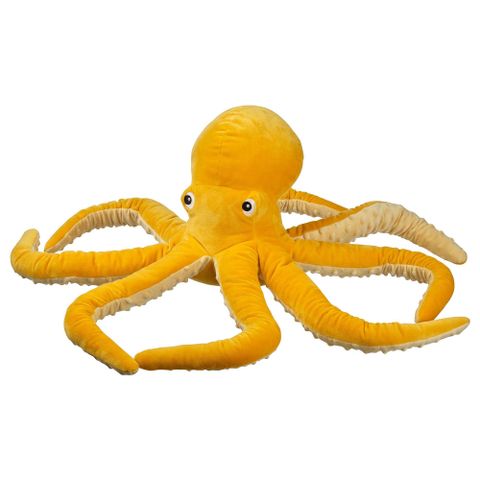 Мягкая игрушка IKEA BLAVINGAD (БЛАВИНГАД), Осьминог, 50 см