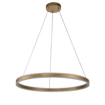 Подвесной светильник с пультом ДУ 123W 3000K-5500К V000017L 14001/1P Gold золото Galass Indigo