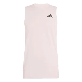 Мужская теннисная футболка Adidas Sleeveless - distilled pink