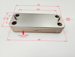 Теплообменник ГВС (12пл.) для AMULET Atmo 21-24/Turbo D21-D24 (арт. D22013.0320-048С)