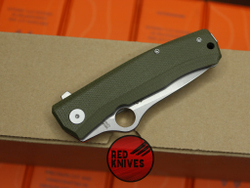 Нож Spyderco SpyMyto C265MTIP - микарта зеленая, плавник сьемный