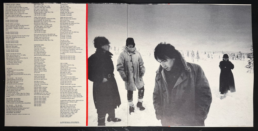 U2 ‎– War (Скандинавия 1983г.)