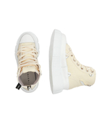 Кожаные кроссовки matilda canvas high 23 INUIKII - бежевый(30103-024)