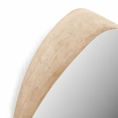 Зеркало Orly 134х92 см, бежевое