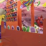 Мишень Гусеница для тира с гидрогелевыми шариками