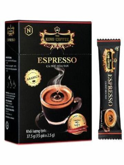 Вьетнамский растворимый черный кофе "Espresso" (King Coffee) 15пак