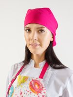 Бандана повара цвета фуксии