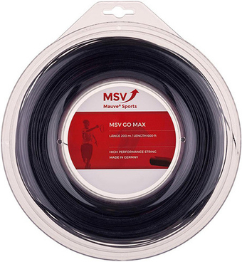 Теннисные струны MSV Go Max (200 m) - черный