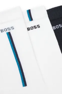 Носки (3 пары) мужские BOSS 3PQS VerticalLine VB