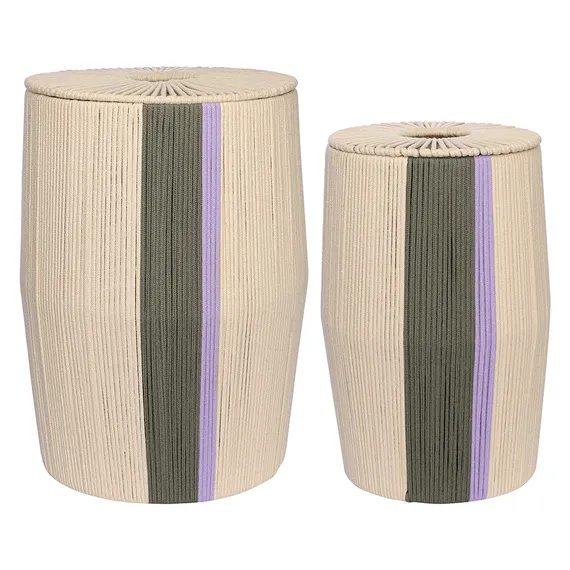 Корзина плетеная conga grey из коллекции ethnic, размер l
