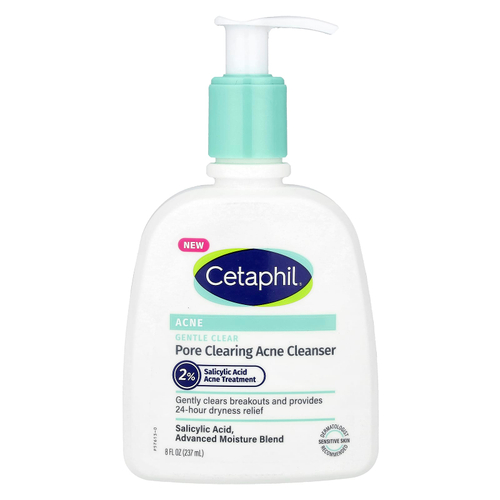 Cetaphil, Gentle Clear, очищающее средство от акне, для очищения пор, 237 мл (8 жидк. унций)