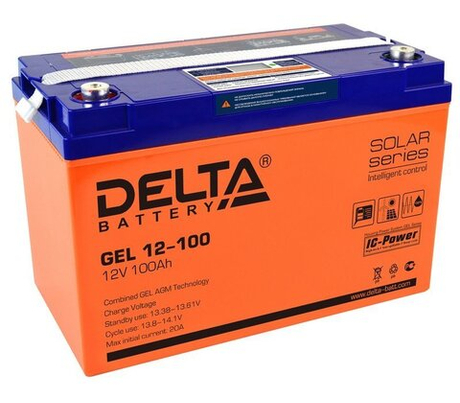 GEL 12-100 Delta Аккумулятор герметичный свинцово-кислотный