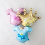 Шар (23''/58 см) Фигура, Боди для малышки девочки, Розовый, 1 шт.