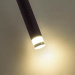 4373/3LA HIGHTECH ODL26 279 светильник черный/хрустальн. стекло/металл IP20 LED 3W 400Лм 3000K 220-240V FIANO