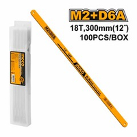 Полотно ножовочное по металлу 300мм 18Т Bi-Metall INGCO HSBB22188 INDUSTRIAL