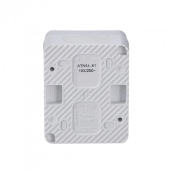 ATLASDESIGN PROFI IP54 О/У 1-клавишный ПЕРЕКЛЮЧАТЕЛЬ, сх.6, 10АХ, БЕЛЫЙ