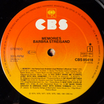 Barbra Streisand - Memories (Голландия 1981г.)