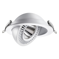 358817 SPOT NT21 530 белый Светильник встраиваемый светодиодный IP20 LED 18W 1600Лм 4000K 220V GESSO
