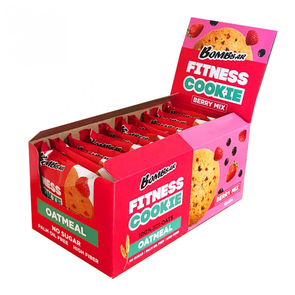 Овсяное fitness печенье 40г (Bombbar)