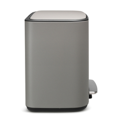 Мусорный бак Bo Pedal Bin 36л Brabantia Минерально-серый