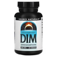Source Naturals, DIM Diindolylmethane 200 mg, 60 Tablets | DIM (diindolilmetan), 200 mg, 60 tabletka