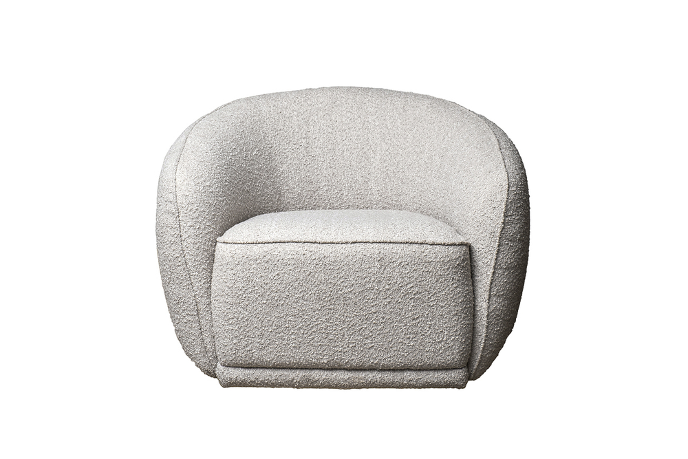 Кресло Garda Decor Тулон (GD, Toulon) бежевый букле Orso-BEG 92*82*69 см