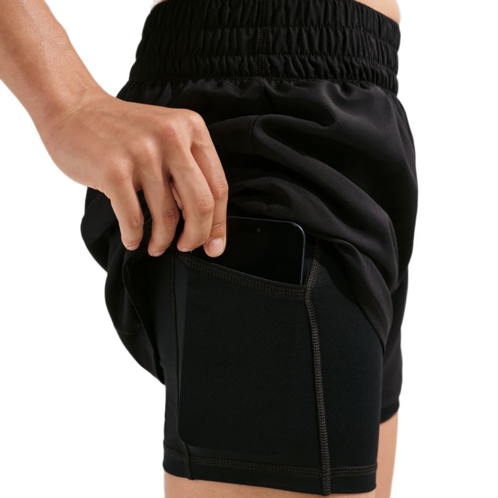 Женские теннисные шорты Nike Dri-Fit One - black/white