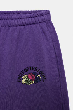 ZARA - FRUIT OF THE LOOM™ БРЮКИ С ЭФФЕКТОМ ПОТЕРТОСТИ, СИРЕНЕВЫЙ