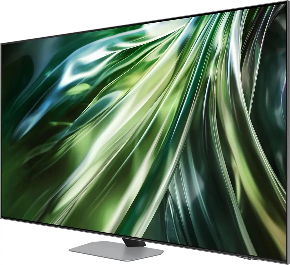 Телевизор QLED Samsung 55" QE55QN90FAUXRU Q серебристый 4K Ultra HD 120Hz DVB-T2 DVB-C DVB-S2 USB WiFi Smart TV