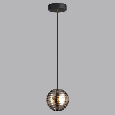 5041/12L L-VISION ODL24 543 черн./золото/дымчатый/металл/стеко Подвес LED 12W 4000К 1526Лм TRONI