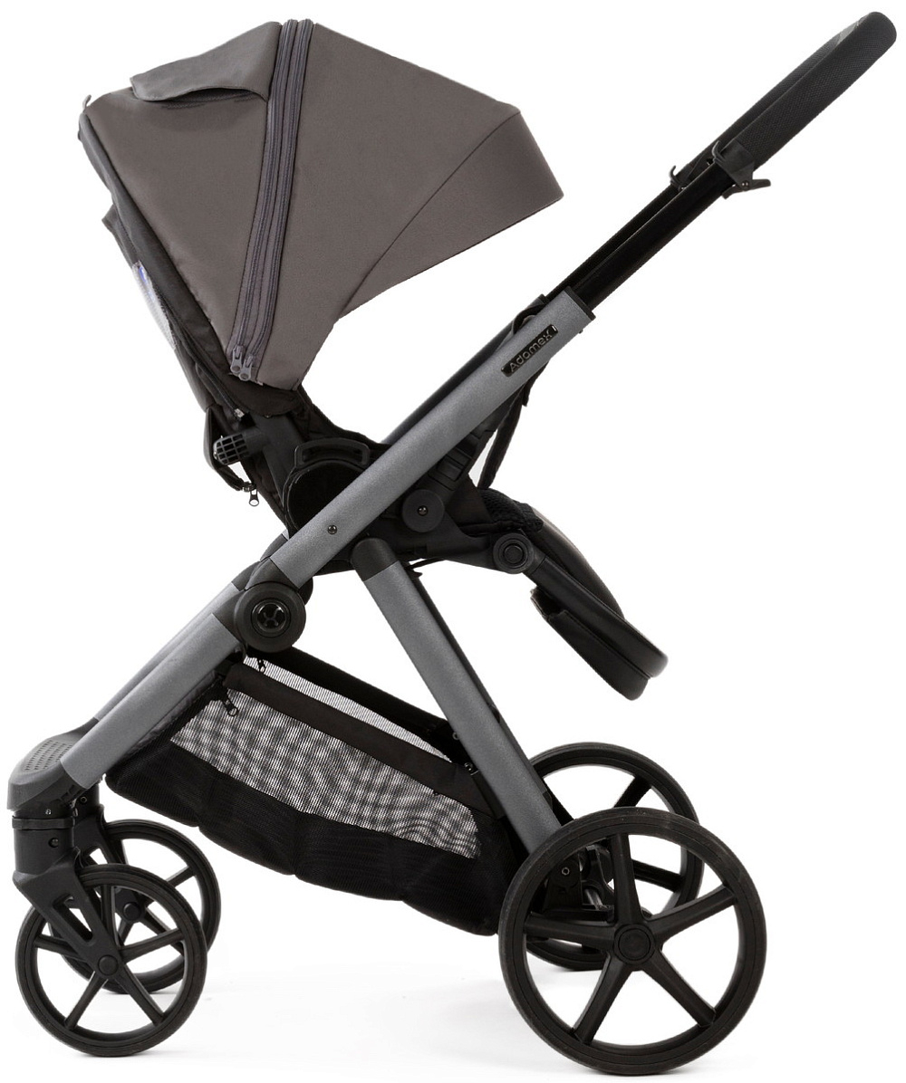 Детская коляска Adamex Sigma Natura 2 в 1 SI-10-STONE (Т.СЕРЫЙ)